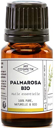 Aceite esencial de Palmarosa orgánico - MyCosmetik - 10 ml