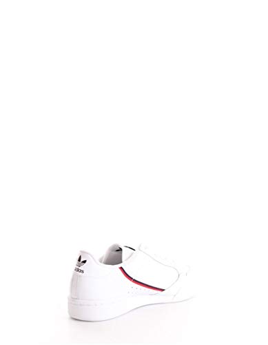 Adidas Continental 80, Zapatillas de Gimnasia para Hombre, Blanco (FTWR White/Scarlet/Collegiate Navy FTWR White/Scarlet/Collegiate Navy), 41 1/3 EU