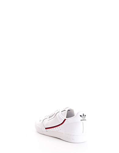 Adidas Continental 80, Zapatillas de Gimnasia para Hombre, Blanco (FTWR White/Scarlet/Collegiate Navy FTWR White/Scarlet/Collegiate Navy), 41 1/3 EU