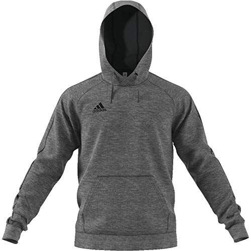 adidas CORE18 Hoody Sudadera con Capucha, Hombre, Gris (Gris/Negro), M