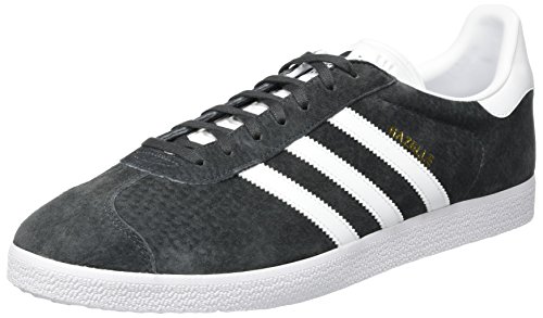 adidas Gazelle, Zapatillas de deporte Unisex Adulto, Gris (Dgh Solid Grey/White/Gold Metallic), 39 1/3 EU