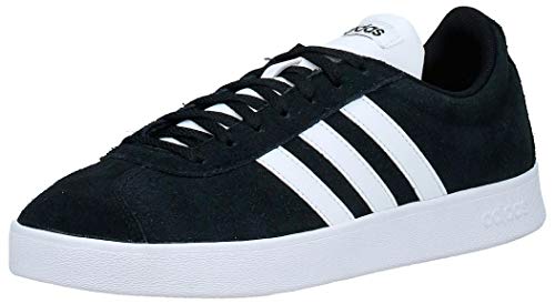 adidas VL Court 2.0, Zapatillas de Skateboard para Hombre, Negro (Core Black/FTWR White/FTWR White Core Black/FTWR White/FTWR White), 44 2/3 EU