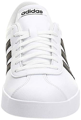 Adidas VL Court 2.0, Zapatillas para Hombre, Blanco (Footwear White/Core Black/Core Black 0), 43 1/3 EU