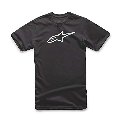 Alpinestars Ageless Classic tee Camiseta, Blanco (Black/White), Small para Hombre