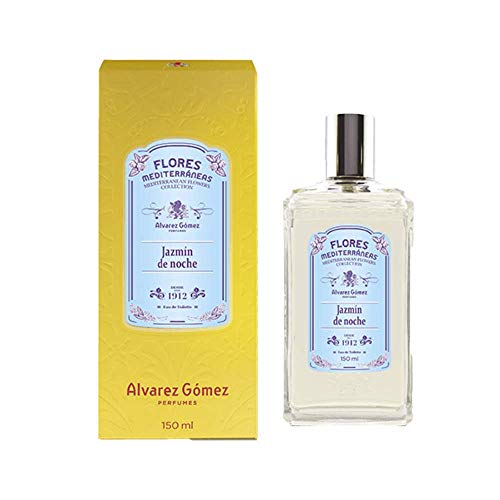 Álvarez Gómez Flores Mediterráneas Jazmín de Noche, Agua de Colonia Frasco de 150 ml