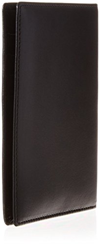 AmazonBasics - Cartera de piel para pasaporte con bloqueo para RFID, color negro