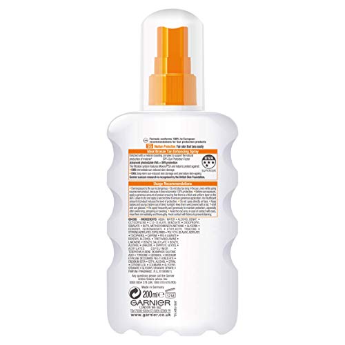 Ambre Solaire, crema bronceadora en spray, SPF20