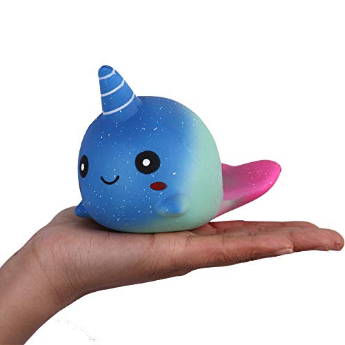 Anboor 3.5 "Squishies Slow Rising Kawaii Squishies Perfumado Suave para bebés Ballena para ni?os o Alivio del estrés