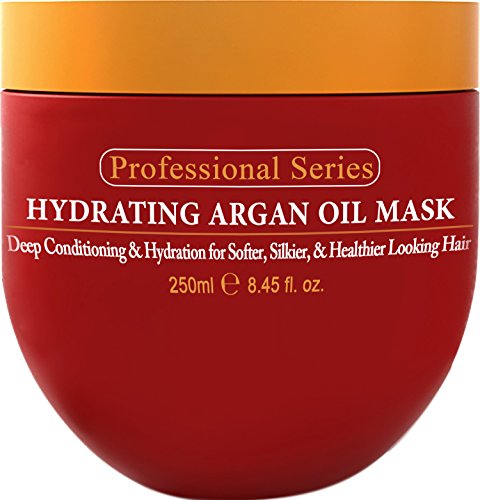 Arvazallia Hidratante mascarilla aceite argan y publicidad de acondicionador profundo para cabello dañado o química