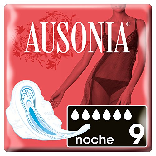 Ausonia Noche Compresas con Alas - 9 unidades