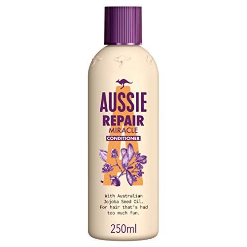 Aussie Repair Miracle Acondicionador, Revitaliza el Cabello Deteriorado Dejándolo Suave y Lleno de Vida - 250 ml