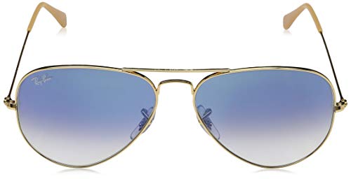 Aviator Aviator metal - gafas de sol Argent (Crystal Blue Gradient) 58