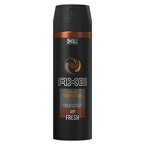 AXE Dark Temptation - Desodorante Bodyspray para hombre, 48 horas de protección, 200 ml, pack de 3