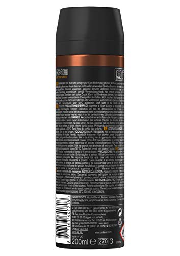 AXE Dark Temptation - Desodorante Bodyspray para hombre, 48 horas de protección, 200 ml, pack de 3