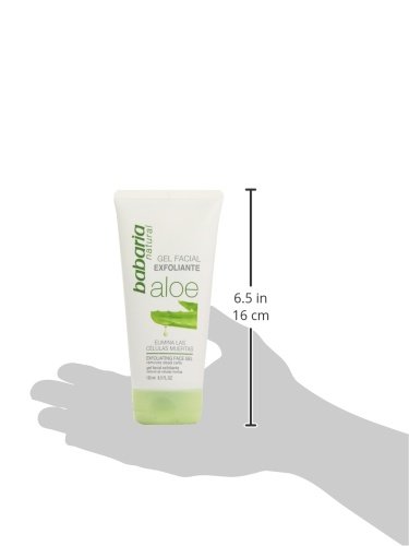 Babaria Aloe Vera - Gel exfoliante facial, 150 ml