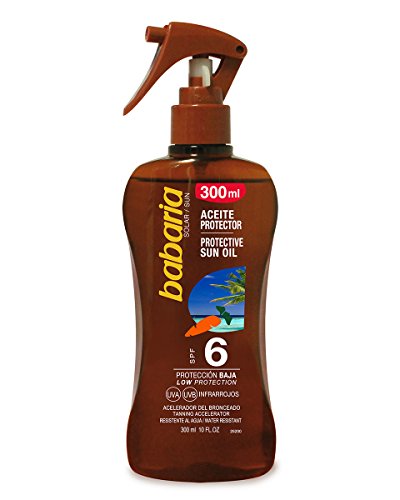 Babaria Pistola Aceite Protector Solar Zanahoria SPF6-300 ml