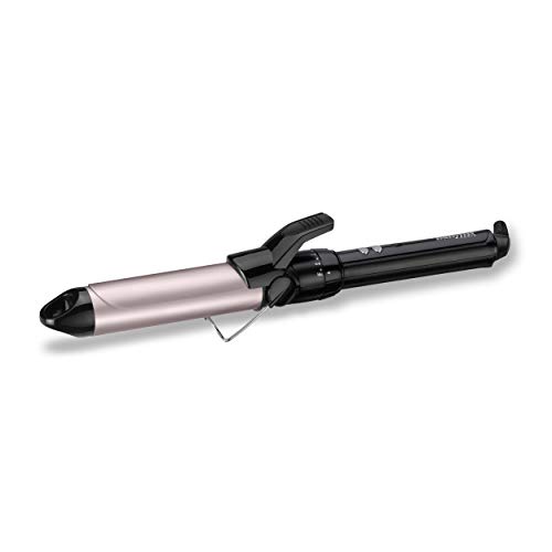 BaByliss C332E Tenacilla de pelo de 32 mm, 10 ajustes de temperatura, moldeador de pelo, cable profesional giratorio, recubrimiento Sublim Touch con punta fría de agarre