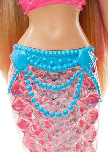 Barbie Dreamtopia, muñeca Sirena Luces de Arcoíris, regalo para niñas y niños 3-9 años (Mattel DHC40) , color/modelo surtido