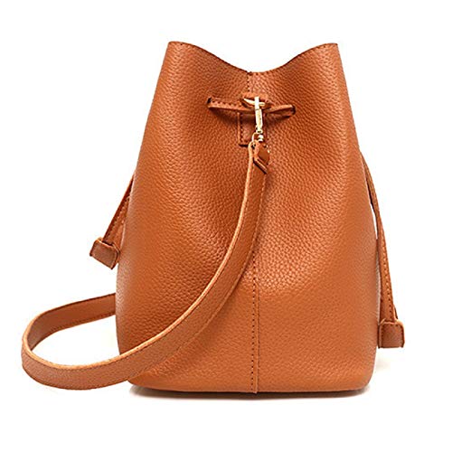 Barlingrock Fashion Women 4Pcs Mujeres Patrón Bolso de Cuero + Bolso Bandolera + Bolso Mensajero + Paquete de Tarjetas, Bolso de Mano de Cuero con Bandolera, Bolsos de Mujer, Bolso Bandolera de Moda