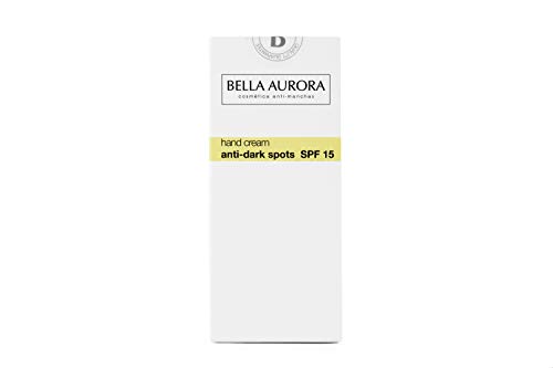 Bella Aurora M7 Crema de Manos Anti-Manchas, Anti-edad, Tratamiento Reparador Hidratante, Despigmentante, Protege y Regenera SPF 15, 75 ml