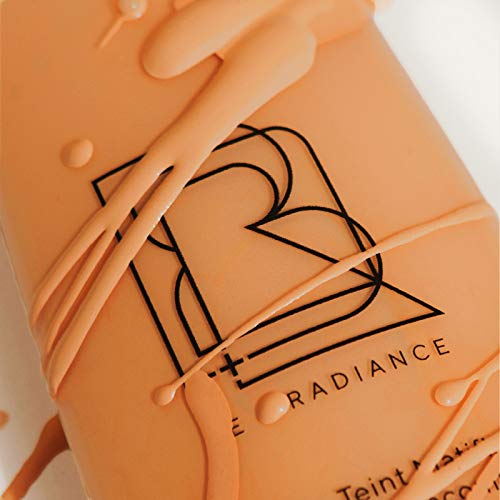 BE+RADIANCE 40⎮Base líquida matizada con agua de pepino Bio⎮ Cobertura de ligera hasta media, natural⎮ Todo tipo de piel⎮No comedogénico, Inalterable, Vegano, Libre de crueldad animal⎮Hecho en Francia