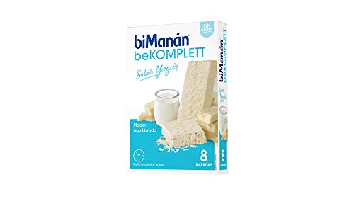 biManán - beKOMPLETT - Placer Equilibrado - Barritas Yogur - 8uds 304 gr