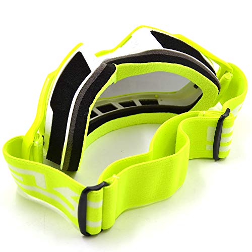 BJ Global - Gafas para motocicleta (lente transparente, para motocross, unisex)