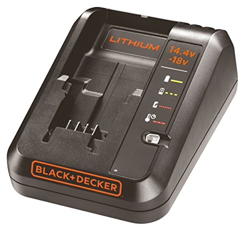 BLACK+DECKER BDC1A-QW - Cargador para baterías de litio 14.4 y 18V