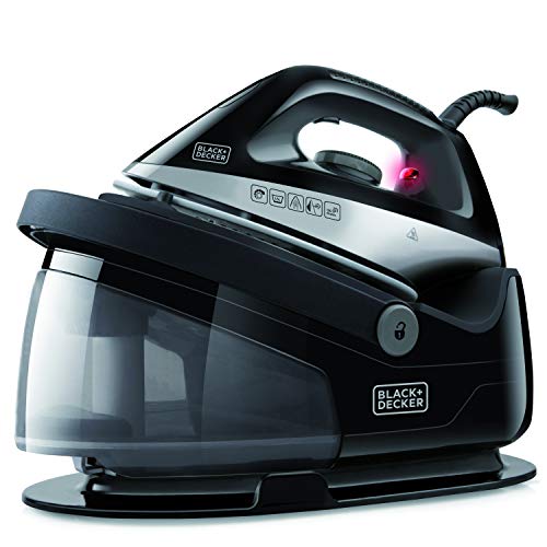 Black+Decker BXSS22000E Centro de planchado, 2000 W, Plástico, Gris