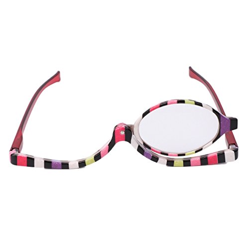 Bluelover Gafas De Maquillaje Anteojos De Aumento De Vidrio De Lectura Cosmética Plegable Gafas - 3,5
