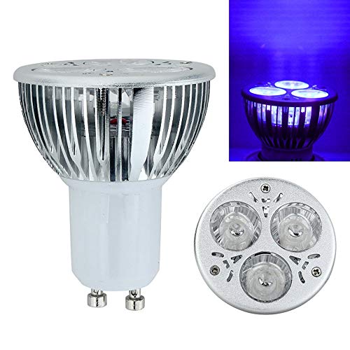 Bombillas de luz moradas, 3 W E27/GU10/MR16 UV ultravioleta morada lámpara de luz LED 85-265 V/12 V, Morado, GU10, 3.0W 265.0V