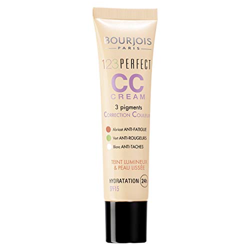 Bourjois - 123 Perfect CC Cream, crema correctora con color, tono light beige