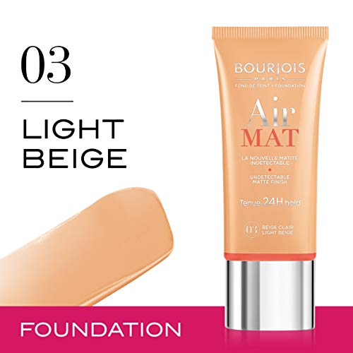 Bourjois Air Mat Fdt Base de Maquillaje Tono 03 Light Beige - 48 gr.