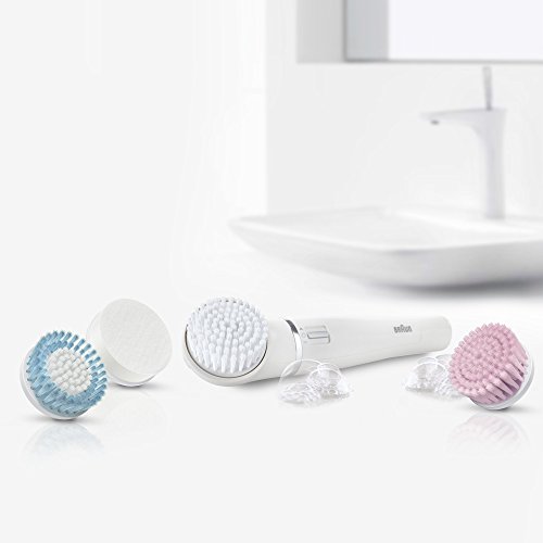 Braun Face - Cepillos de recambio para dispositivo de limpieza facial, 4 cepillos