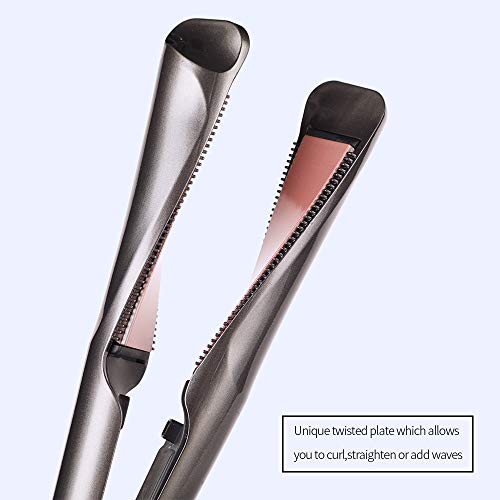 BUDDYGO Plancha de Pelo Profesional, Planchas y Rizador de Pelo 2 en 1, Alisados Perfectos y Ondas y Rizos Naturales, Tecnología Cerámica, Planchas Para el Pelo Multifunción para Todo Tipo de Cabello…