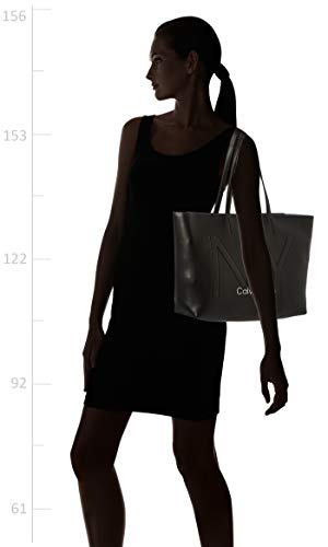 Calvin Klein - Ck Must Psp20 Med Shopper Ny, Bolsos totes Mujer, Negro (Black), 0.1x0.1x0.1 cm (W x H L)