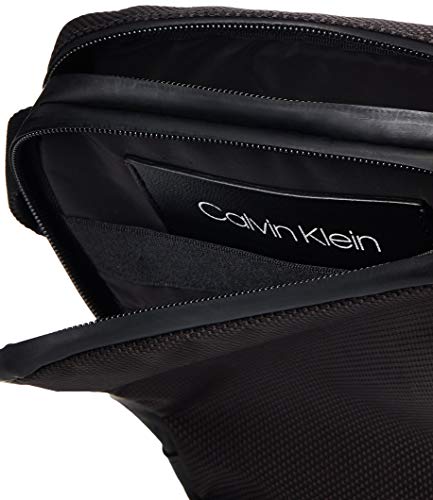 Calvin Klein - Revealed 2g Mini Reporter, Organizadores de bolsos Hombre, Negro (Black), 0.1x0.1x0.1 cm (W x H L)