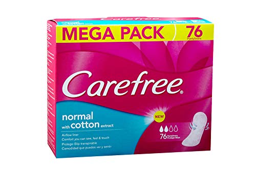 Carefree Salvaslip Cotton Sin Fragancia 76 unidades 200 g