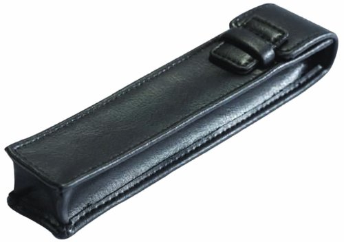 Cescahide - Funda para bolígrafo (cuero), color negro