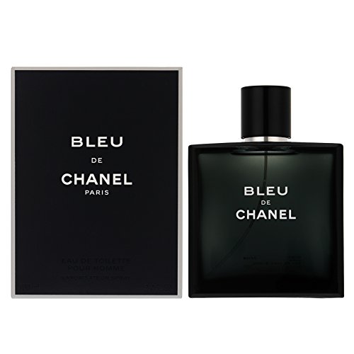 CHANEL Bleu 100 ml - eau de toilette (Hombres, Labdanum, nutmeg, ginger, sandalwood, patchouli, mint, jasmine, grapefruit, citruses, vetiver, incen, Aerosol, Non-refillable bottle)