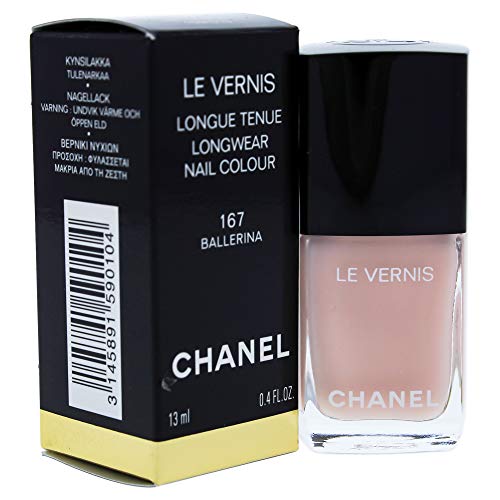 Chanel LE VERNIS LONGWEAR NAIL COLOUR 167 - BALLERINA esmalte de uñas Rosa Brillo 13 ml - Esmaltes de uñas (Rosa, BALLERINA, Protección, 1 pieza(s), 167 - BALLERINA, Brillo)