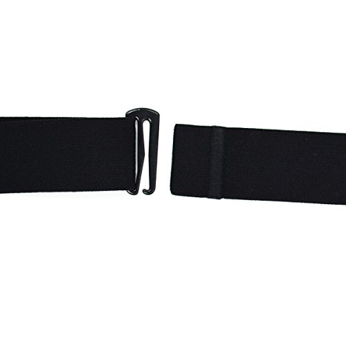 Cinta elástica Soft Strap ara Polar, Garmin Wahoo deporte running Monitor de frecuencia cardiaca Negro