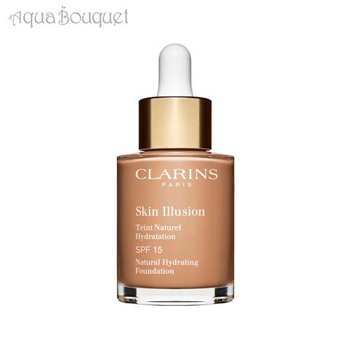 Clarins 57265 Teint Skin Illusion, SPF 15, 112 Amber, 30 ml