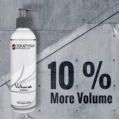 COIFFEUR DELUXE champú de volumen sin silicona | 10% más de volumen | Para cabello fino | 250 ml | Orgánico | Producto de peluquería