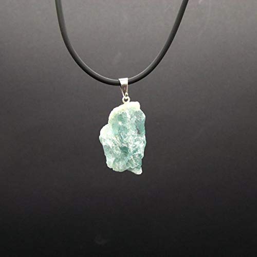 Colgante de Aguamarina en Bruto Minerales y Cristales, Belleza energética, Meditacion, Amuletos Espirituales