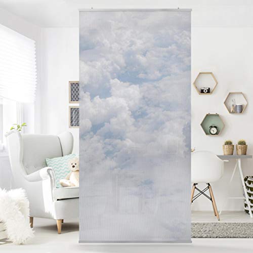 Cortina de panel de 250 x 120 cm de On Cloud Nine Percha transparente