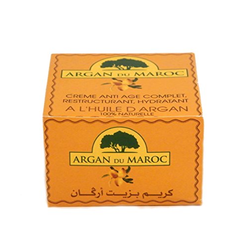 Crema antienvejecimiento de aceite de argán, de la marca Argan Du Maroc, 100 ml