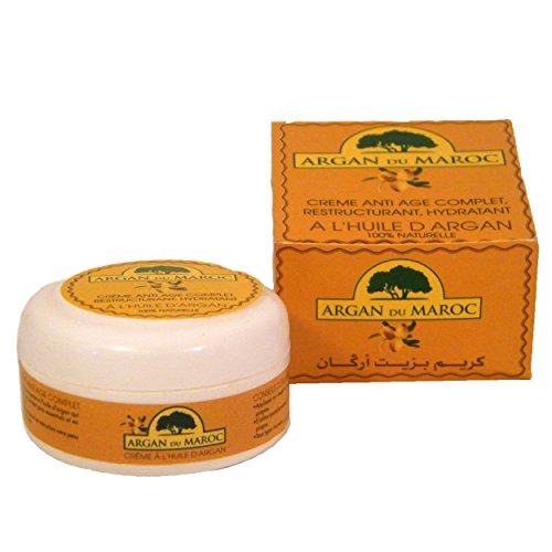 Crema antienvejecimiento de aceite de argán, de la marca Argan Du Maroc, 100 ml