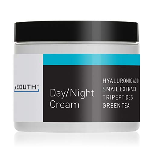 Crema Hidratante Facial de Día YEOUTH con Extracto de Caracol, Acido Hialurónico, Mejor Crema Antiarrugas - 4 oz (4oz)