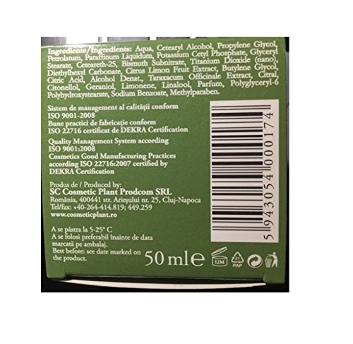 CREMA PARA BLANQUEAMIENTO DE PIEL, QUITAR PECAS/MARRÓN Y OSCURO A LUNARES - CON EXTRACTO DE LIMÓN Y DIENTE DE LEÓN 50 ML